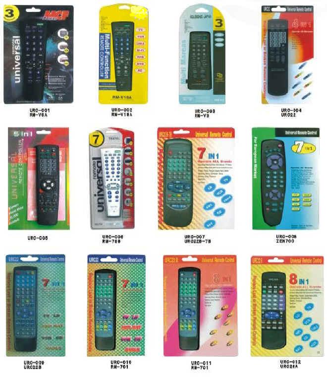  Universal Remote Control (Télécommande universelle)