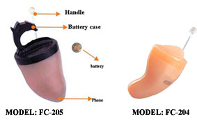  Wireless Covert Inductive Earpiece