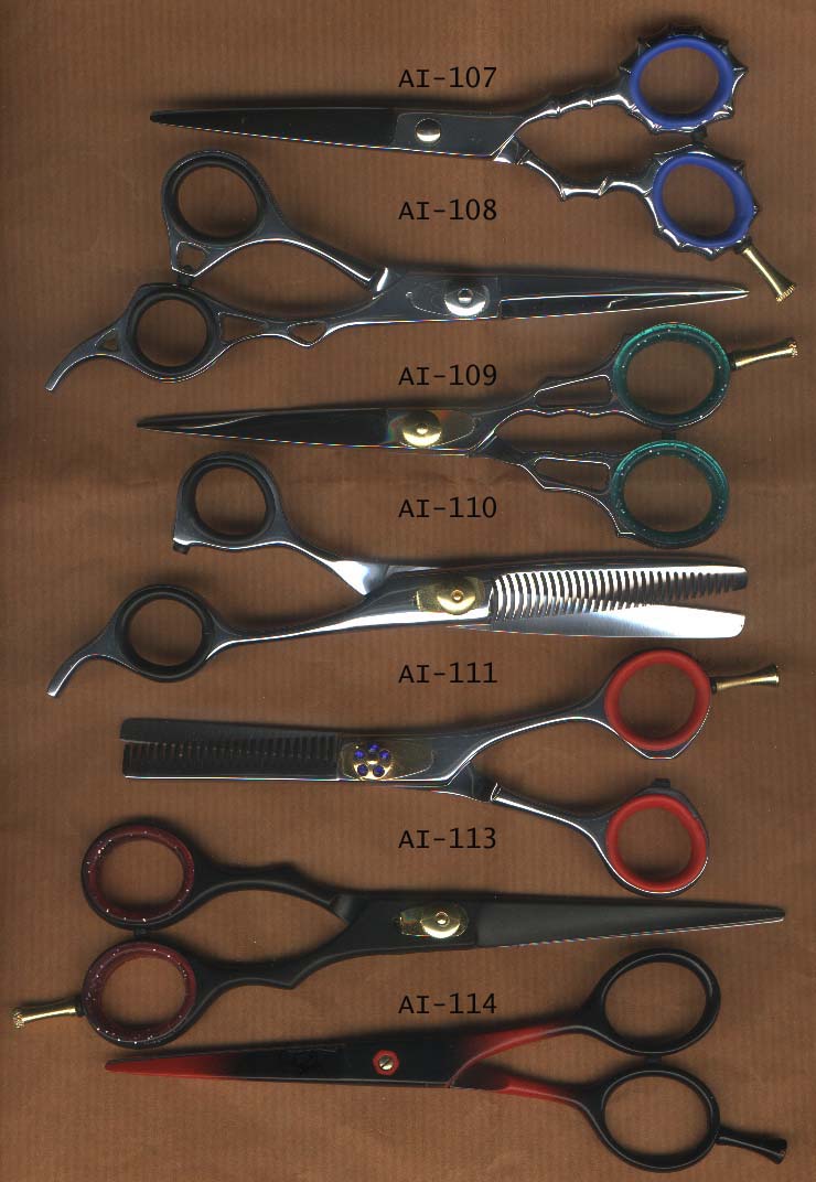 New Barber Razor Edge Scissors In 440c Steel