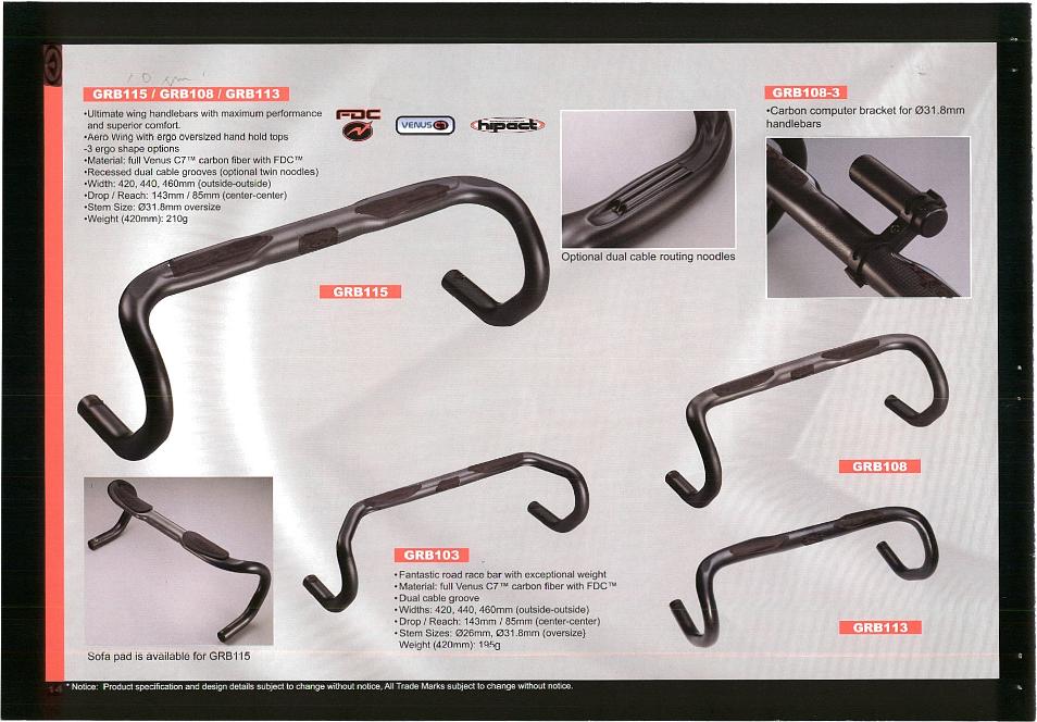  Carbon Fiber Road Racing Handlebar