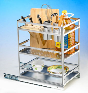  Aluminum Pull-out Basket