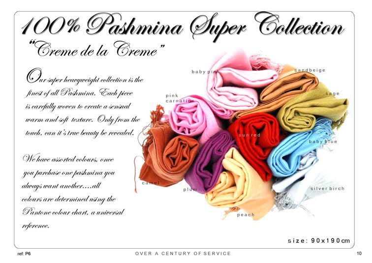  100% Pashmina Shawl - Super Collection