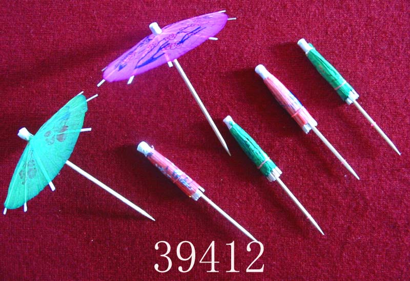  Toothpicks With Umbrella (Cure-dents avec parasol)