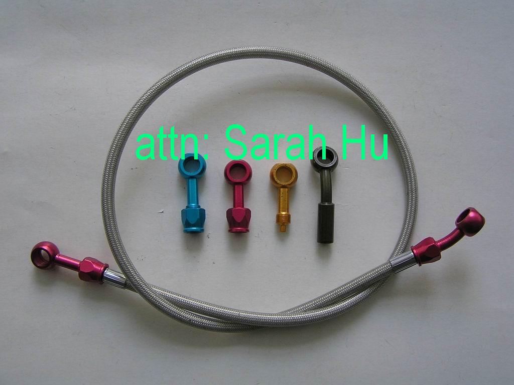  Colorful Banjo Fittings & Ss Braided Brake Hoses For Motorcycles (Красочный банджо Оснащение & Ss Плетеный тормозные шланги для мотоциклистов)