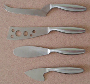  4 Pcs Cheese Knives Set (4 Stück Käse Messer Set)