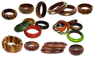  New Designs Of Wooden Bangles And Bracelets
