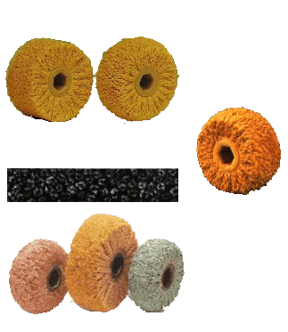  Small Braided Sisal Buff Abrasives (Kleine Braided Sisal Buff Abrasives)