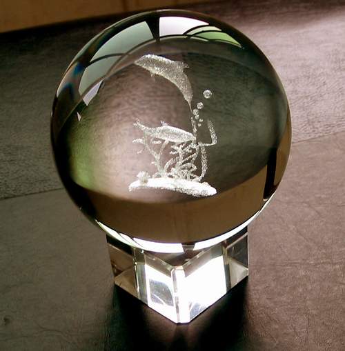  Laser Crystal Globe (Лазерная Хрустальный глобус ")