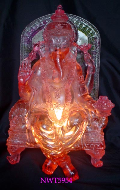  Coloured Glaze With Hindu Gods (Vitrage de couleur Avec Hindu Gods)