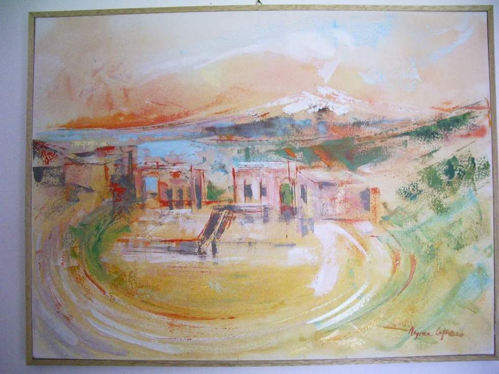  Italian Oil And Watercolors Paintings (Итальянский маслом и акварелью картины)