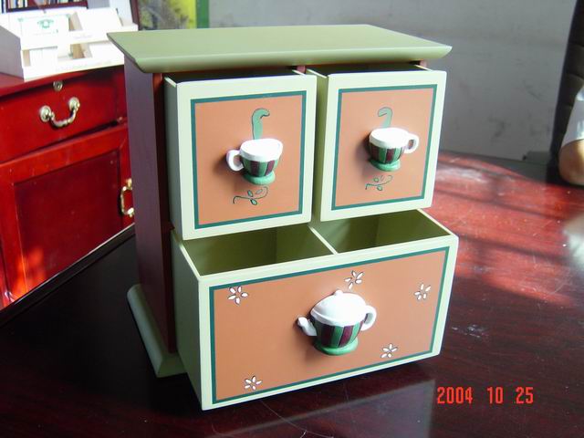  Wooden Tea Organizer (Деревянный Чай Организатор)