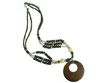  Wooden Beads Necklace (Collier de perles de bois)