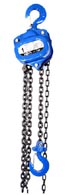 Hand Chain Hoist, Blue Colour, Galvanized Load Chains (Palan à chaîne à main, de couleur bleue, les chaînes de levage galvanisé)