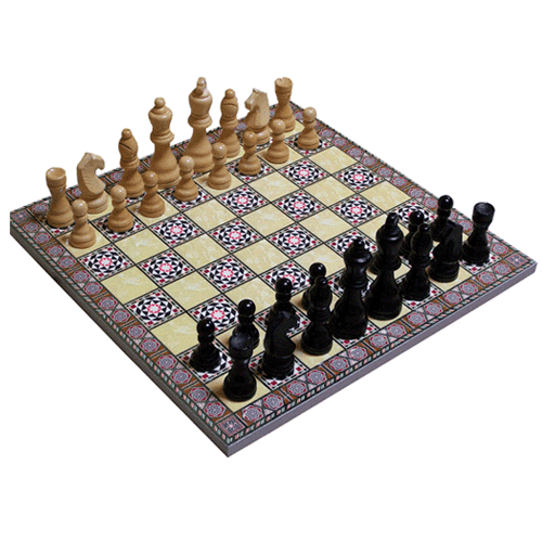  Chess Set Mother of Pearl (Шахматы Перламутр)