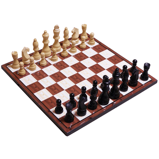  Chess Sets Made Of Walnut