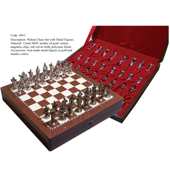  Chess Set Made Of Metal (Шахматы из металла)
