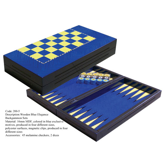  Backgammon Sets Colored Elegance