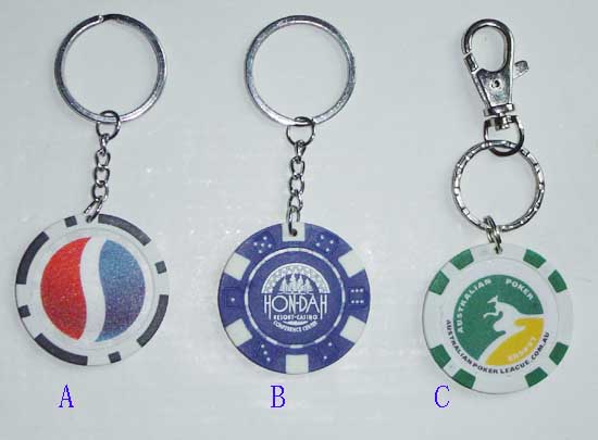 Poker Chips Key Chain (Poker Chips Key Chain)