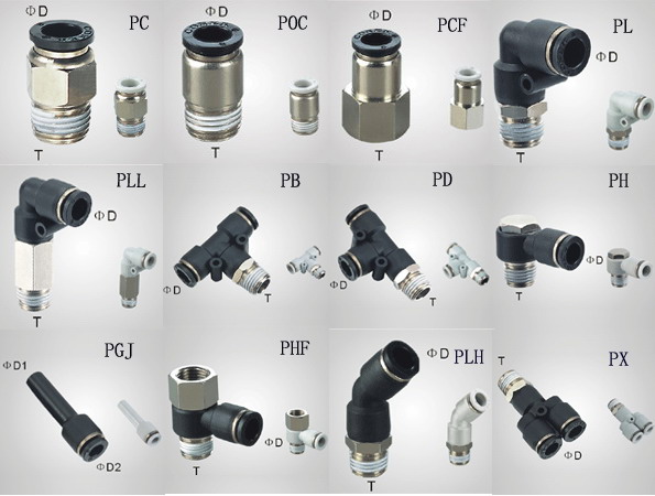  Pneumatic Fittings (One Touch Tube Fittings)