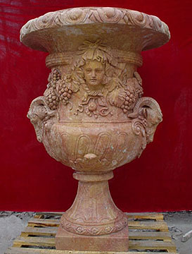 Stone Flower Pot, Stone Vasen, Urnen, Marble Carving und Gartendekorationen (Stone Flower Pot, Stone Vasen, Urnen, Marble Carving und Gartendekorationen)