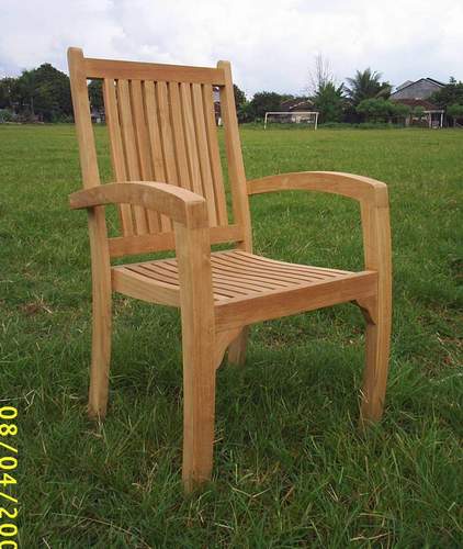  Teak Garden Furniture Stacking Chair (Mobilier de jardin en teck Chaise empilable)