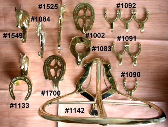  Solid Brass Stable / Tack Room Necessities