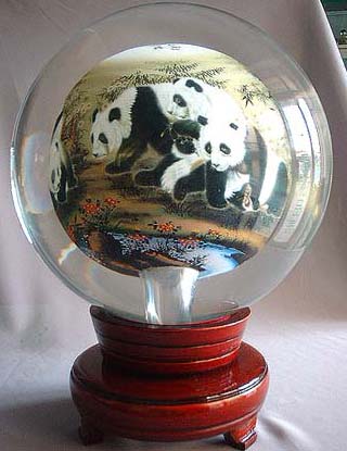  Glass Ball-Hand Painted Inside (Hand-Ball en verre peints à l`intérieur)