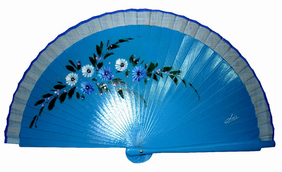 Hand-Ventilator, Folding Fan-Holz Spanien Fan-streben nach Frühling (Hand-Ventilator, Folding Fan-Holz Spanien Fan-streben nach Frühling)