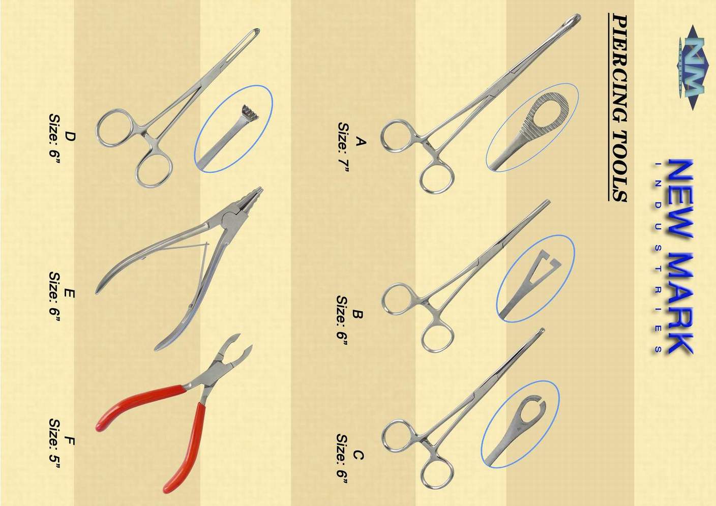  Piercing Forceps And Tools (Piercing Pinces et outils)