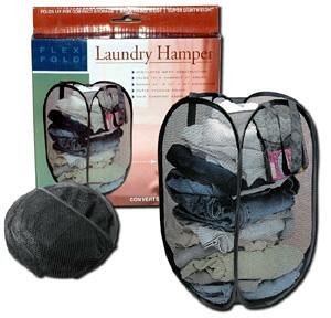  Foldable Laundry Hamper, Laundry Basket, Mesh Wash Bag