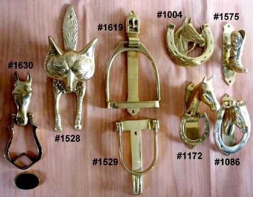  Horse / Equestrian Motif Door Knockers (Horse / Reiten Motiv Türklopfer)