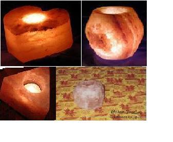  Rock Salt Candle Holders (Каменная соль Подсвечники)