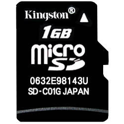  Kingston 512m / 1gb / 2gb T-Flash (Microsd) Card (Kingston 512m / 1GB / 2GB T-Flash (microSD) Card)