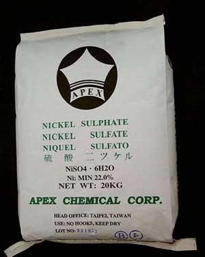  Nickel Sulphate, Nickel Chloride, Zinc Chloride And Zinc Oxide