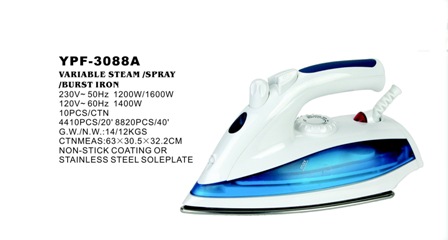  Steam Iron (Fer à vapeur)