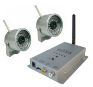  2.4ghz Outdoor Nightvision 2-camera Auto Scan System (2.4GHz Outdoor Nachtsichtgeräte 2-Kamera-Auto-Scan-System)