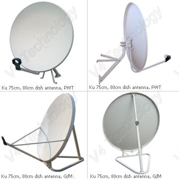  Ku Band 80cm Satellite Dish Antenna (Bande Ku 80cm Parabole Antenne)