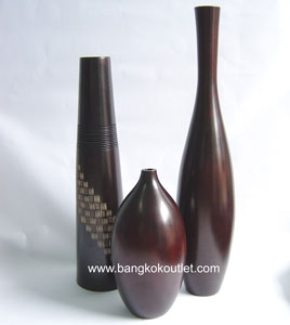  Mango Wood Vases (Mango Vasen aus Holz)