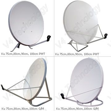  Ku Band 100cm Satellite Dish Antenna (Bande Ku 100cm Dish Satellite Antenna)