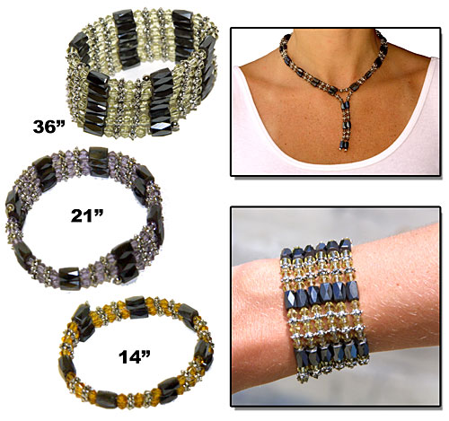  Magnetic Hematite Lariat Jewelry ( Magnetic Hematite Lariat Jewelry)