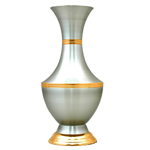  24k Gold Trimmed Lorena Vase ( 24k Gold Trimmed Lorena Vase)