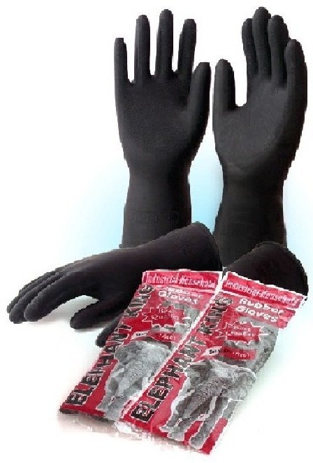 Black Industrial Rubber Glove (Black Industrial Rubber Glove)