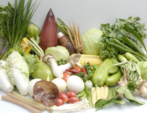  Fresh Thai Vegetables And Herbs (Frische Thai-Gemüse und Kräuter)