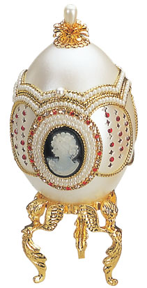  Eggshell Jewelry Box (Coquille d`oeuf boîte à bijoux)