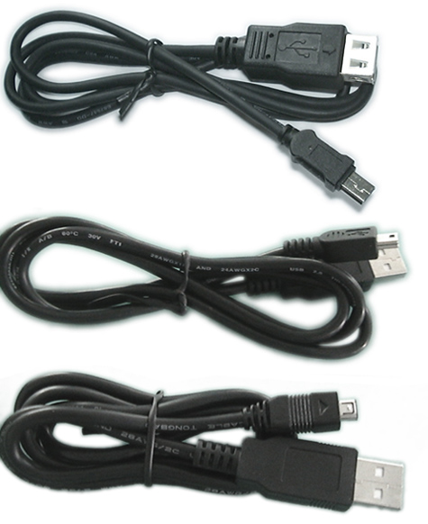  USB To Mini4 & USB To Mini5 Cables