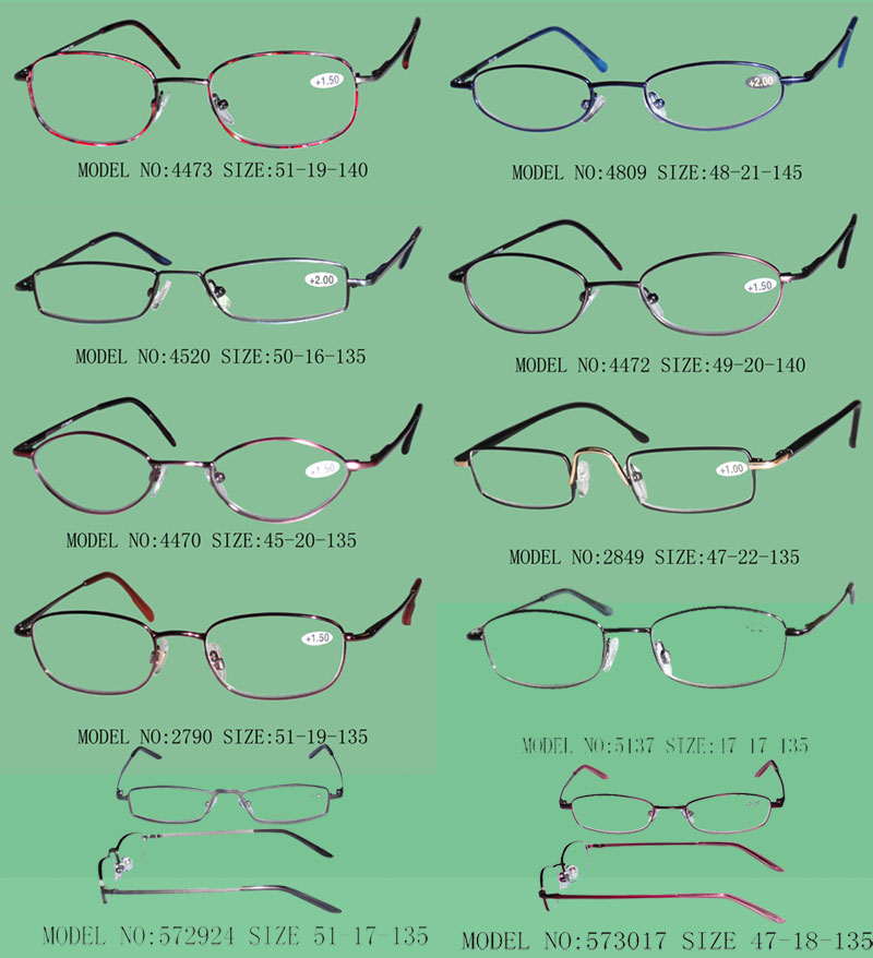  Metal Reading Glasses (Lunettes de lecture Métal)