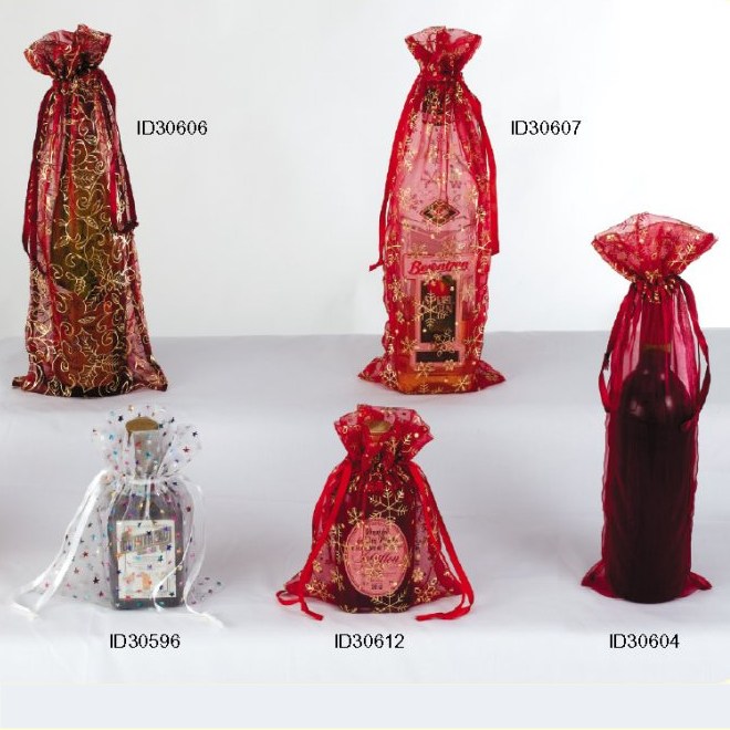  Organza Wine Bags