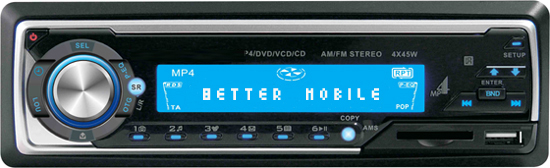  Car DVD Player With Divx MP4 And USB / SD / MMC (Car Lecteur DVD / DivX MP4 et USB / SD / MMC)