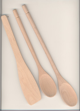  3pc Wooden Kitchen Tools