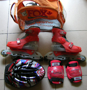  Adjustable In Line Skate Full Set